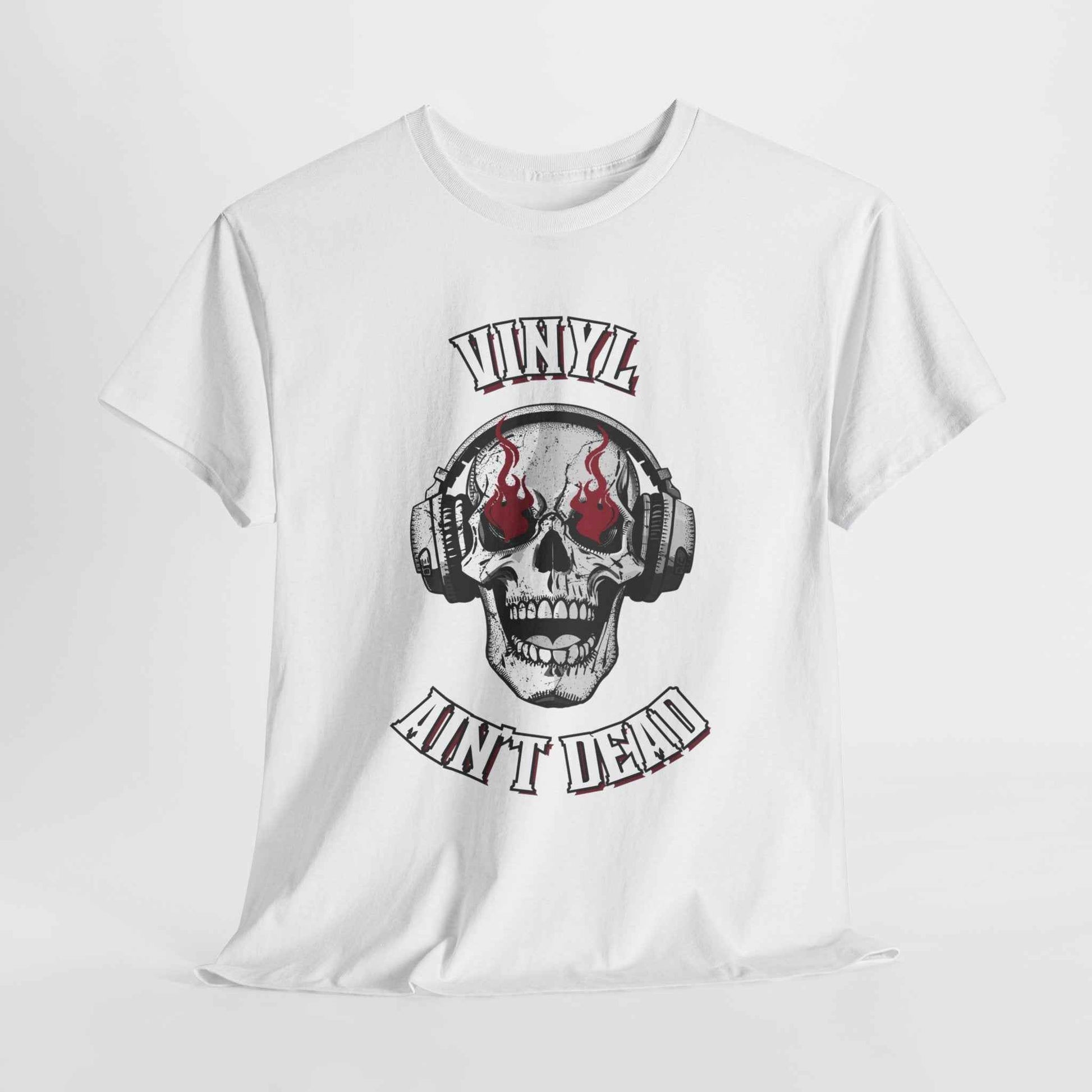 'Vinyl Ain't Dead' Skull Men's T-Shirt