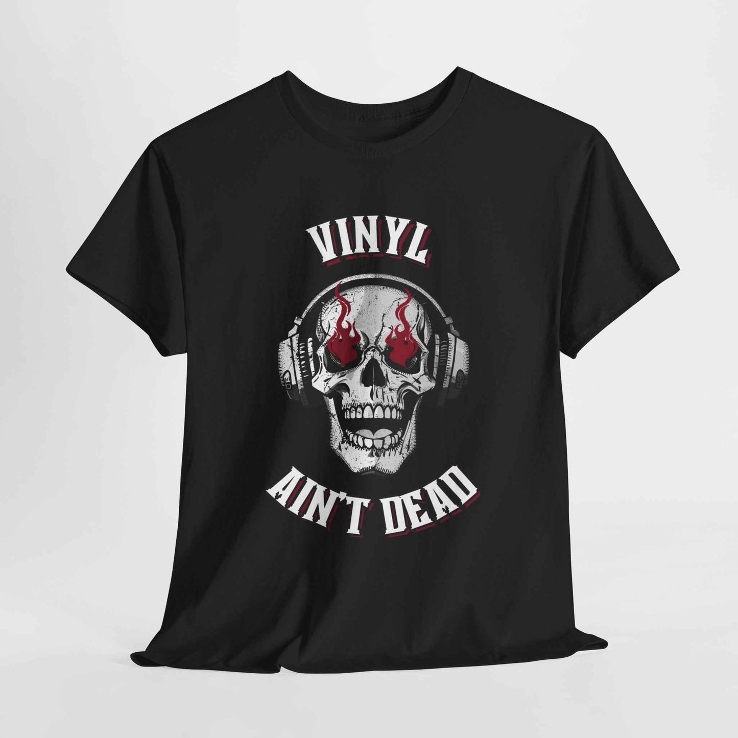 'Vinyl Ain't Dead' Skull Men's T-Shirt