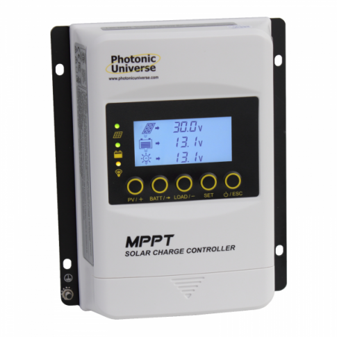 High efficiency 20A MPPT solar charge controller with built in Bluetooth for solar panels up to 260W (12V) / 520W (24V) up to 100V