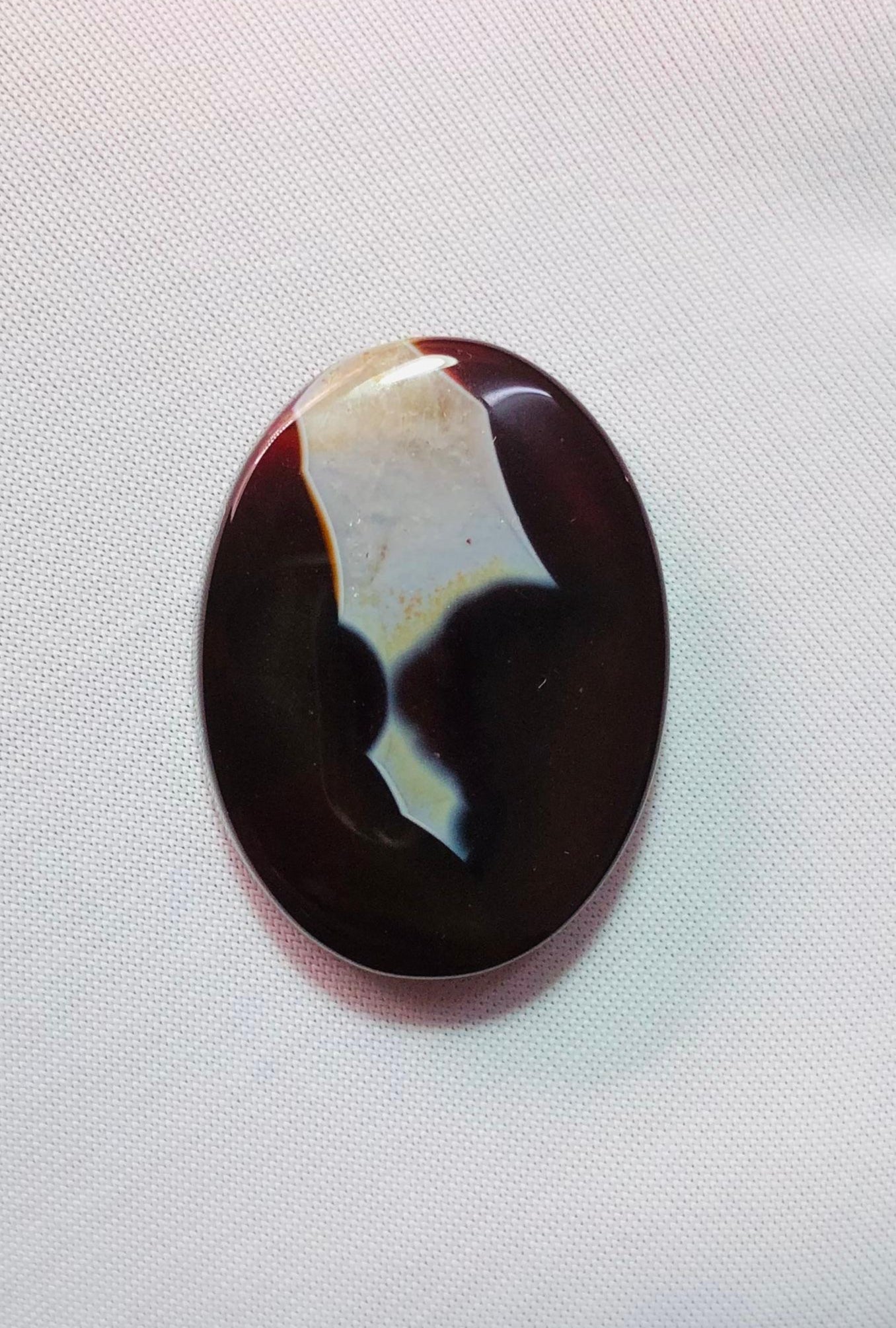 29ct Agate Cabochon - Sulaimani Aqeeq - 28 x 21mm