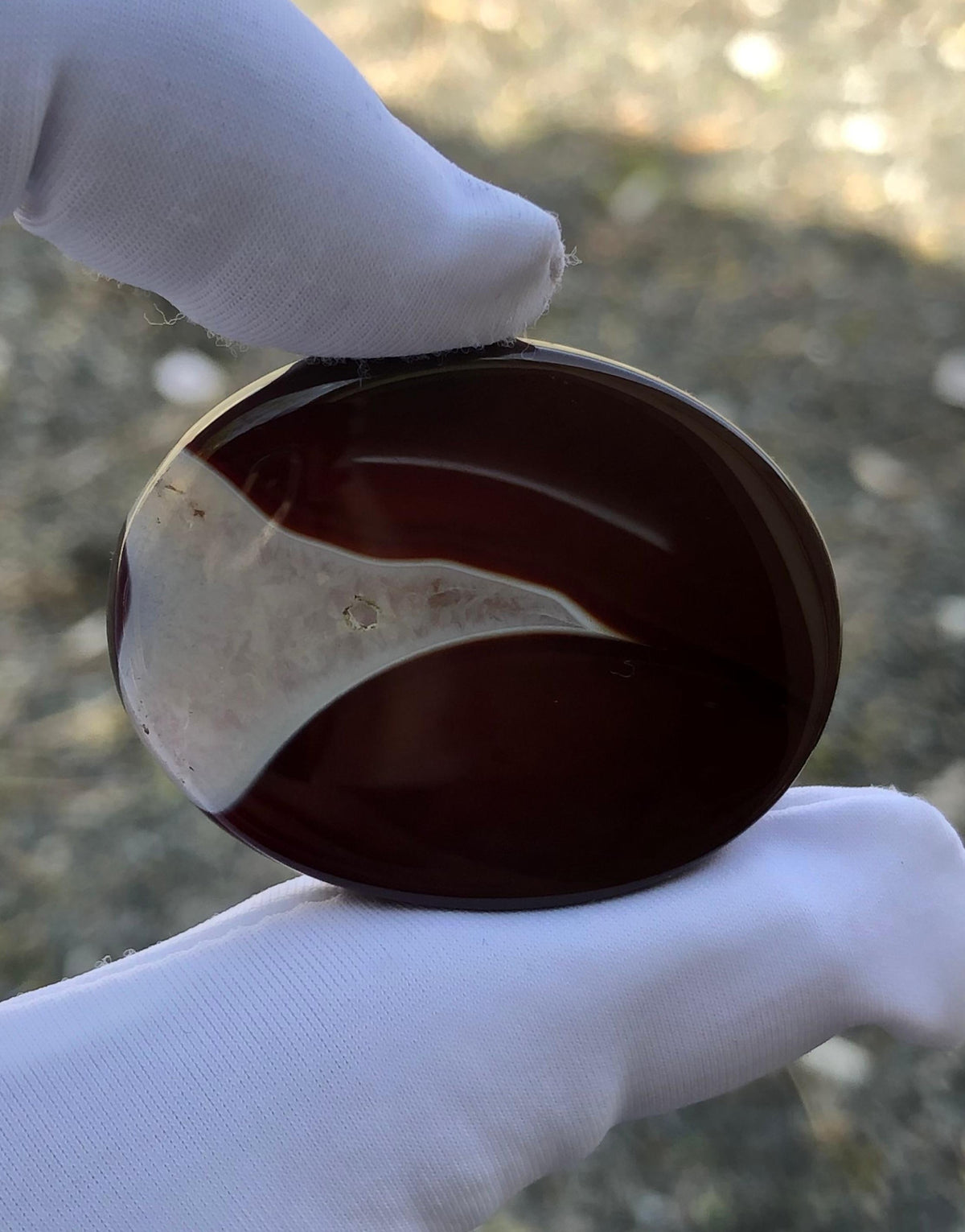 59ct Agate Cabochon - Sulaimani Aqeeq - 39 x 30mm