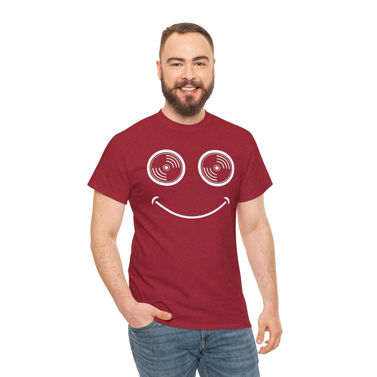 Vinyl Makes Me Happy Men's T-Shirt