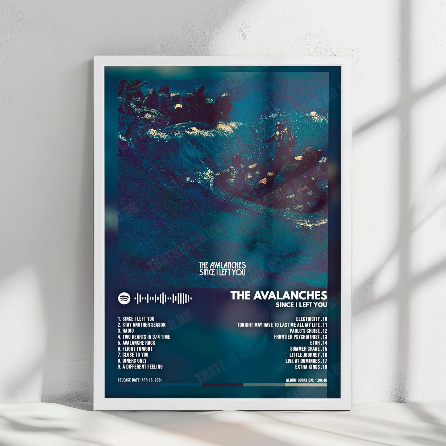 The Avalanches "Since I Left You" Album Cover Poster - with Complete Tracklist