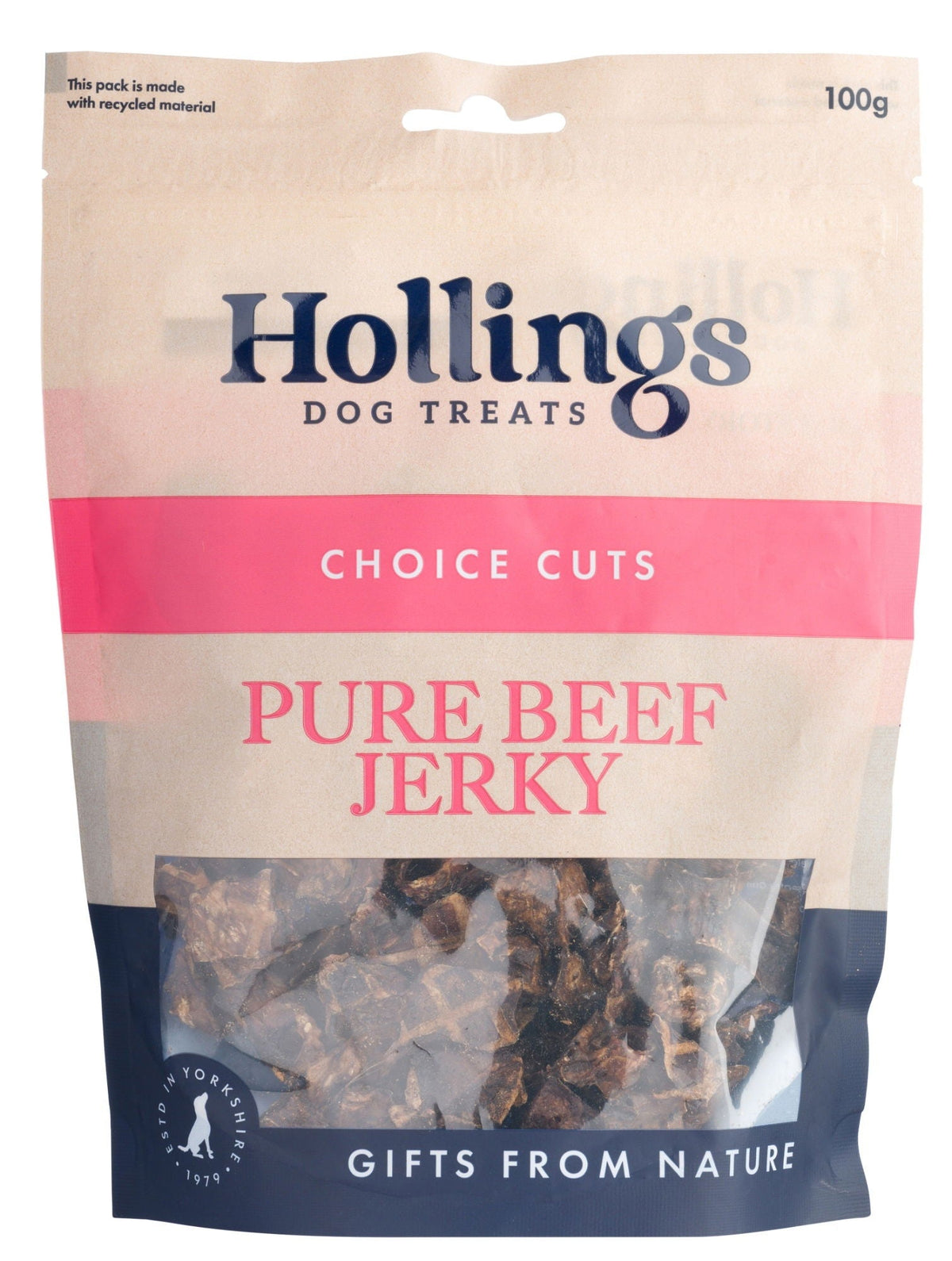 Hollings Puffed Jerky 100g - Case of 8