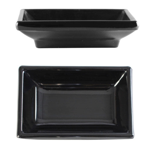 Classic Rectangular Melamine Sauce Dish 95mm x 65mm - Pack of 12