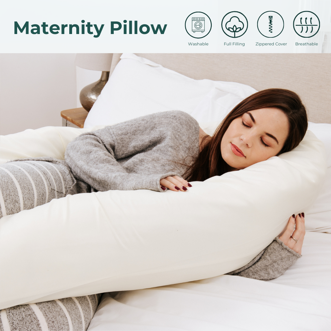 12 Ft Maternity Pillow And Case - Coffee