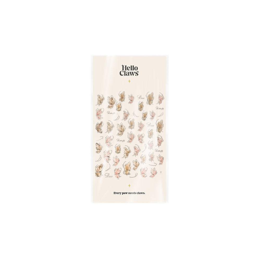 Hello Claws | Pink Flower 5D Nail Deco Sticker