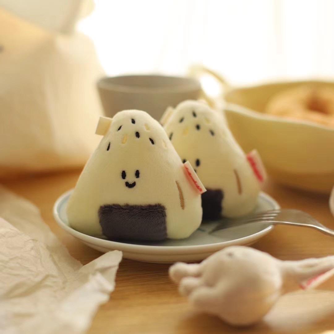 Daily White | Onigiri Plush Bag Charms
