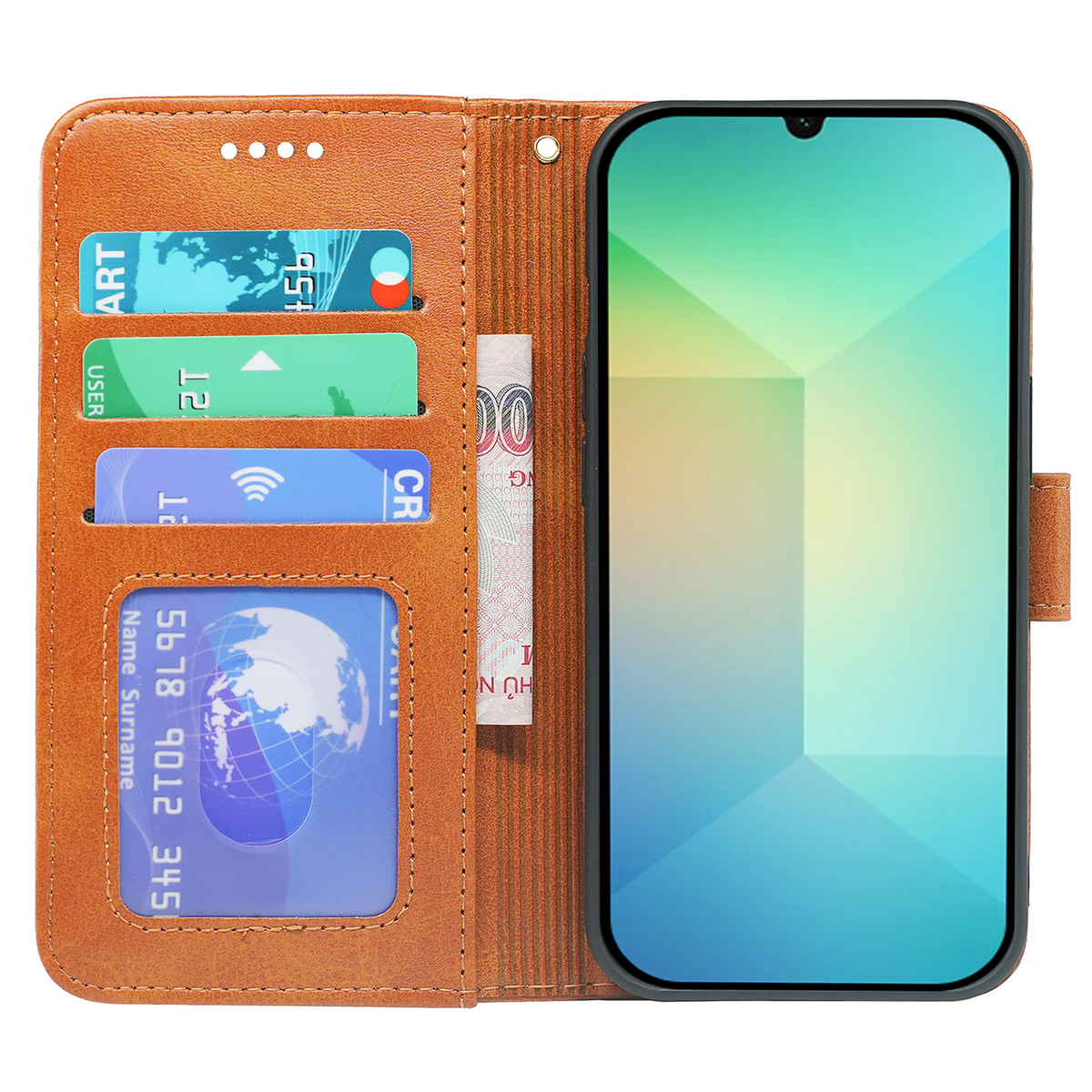 Samsung Galaxy A06 5G Book Flip Case Leather Wallet