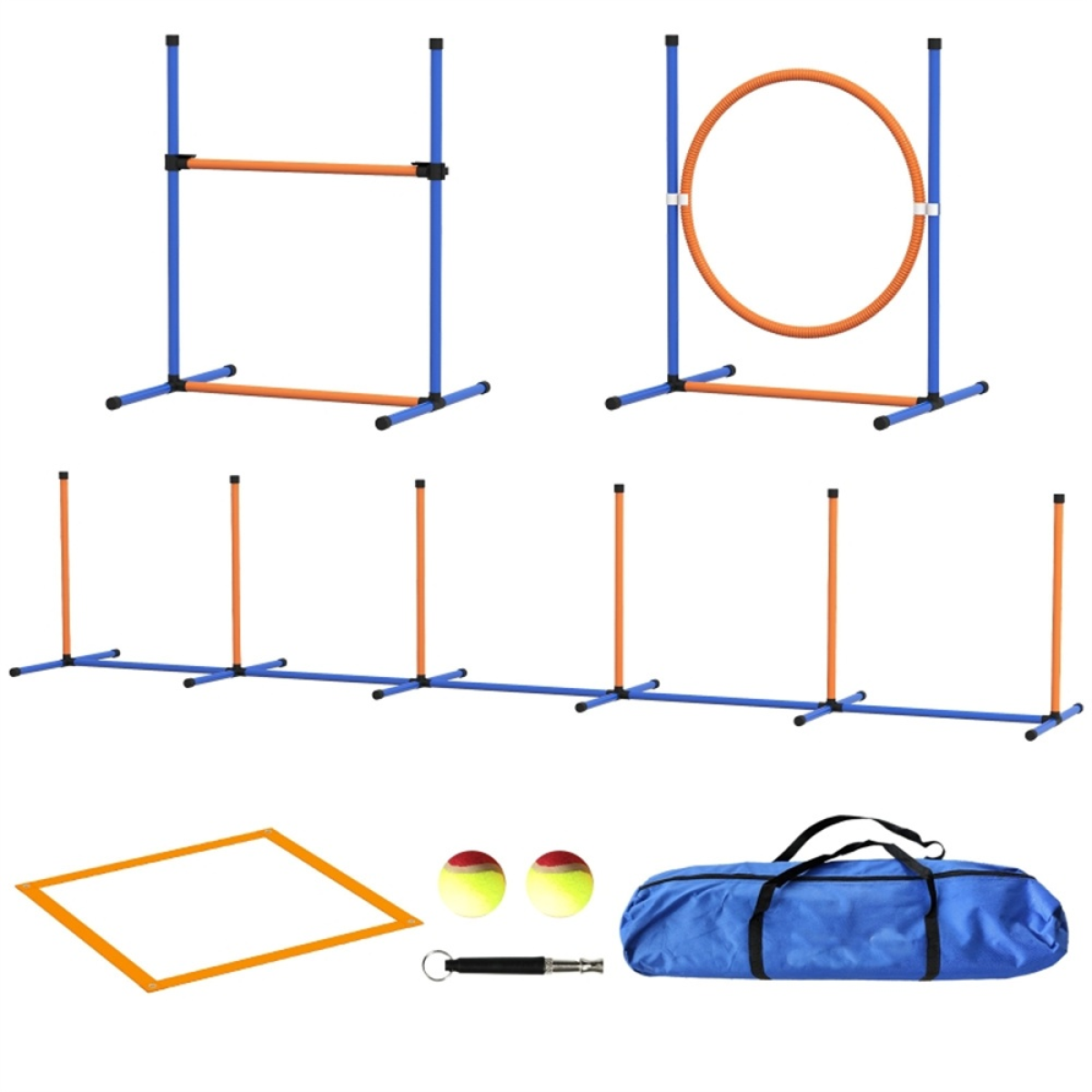 Dog agility training equipment