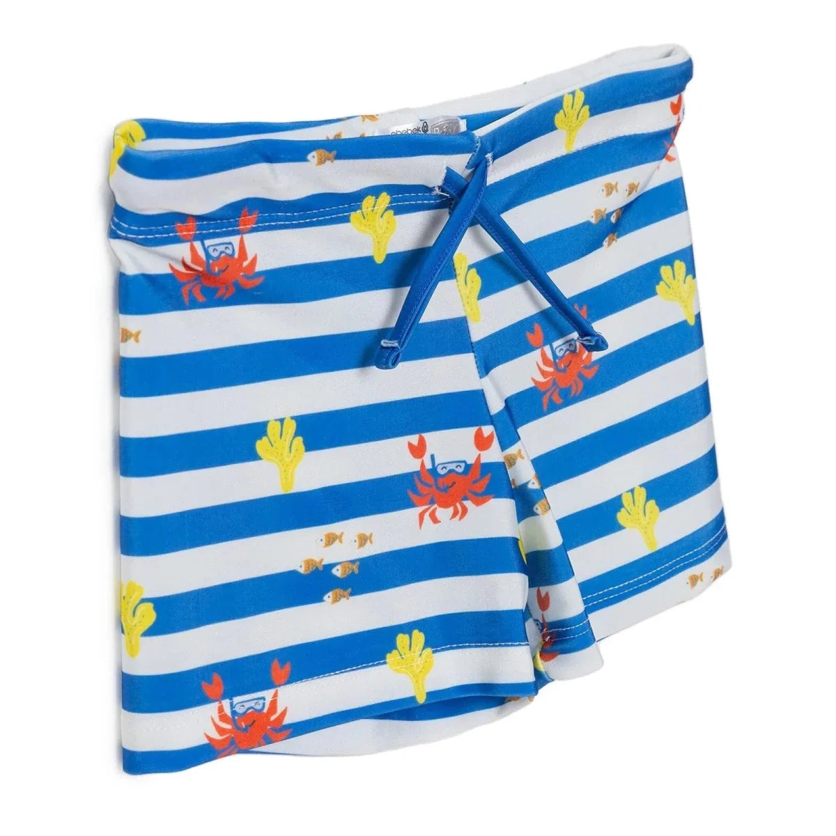 HelloBaby Striped Crab Print Baby Swim Trunks (2 Years to 5 Years)