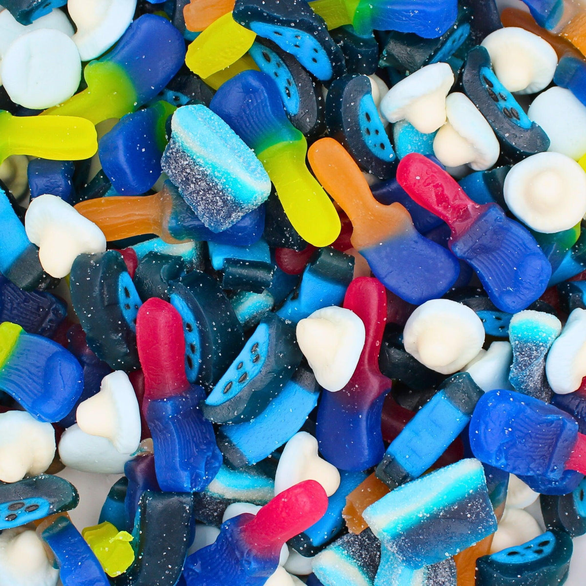 1kg Blue Sweets Mix Bag
