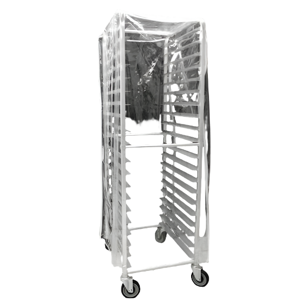Clear Plastic Cover For 20 Tier Pan Rack Trolly