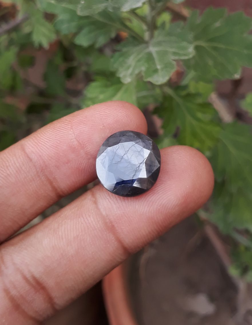 13.15ct Sapphire for Sale - Natural Black Sapphire- Sapphire - September Birthstone - 15mm