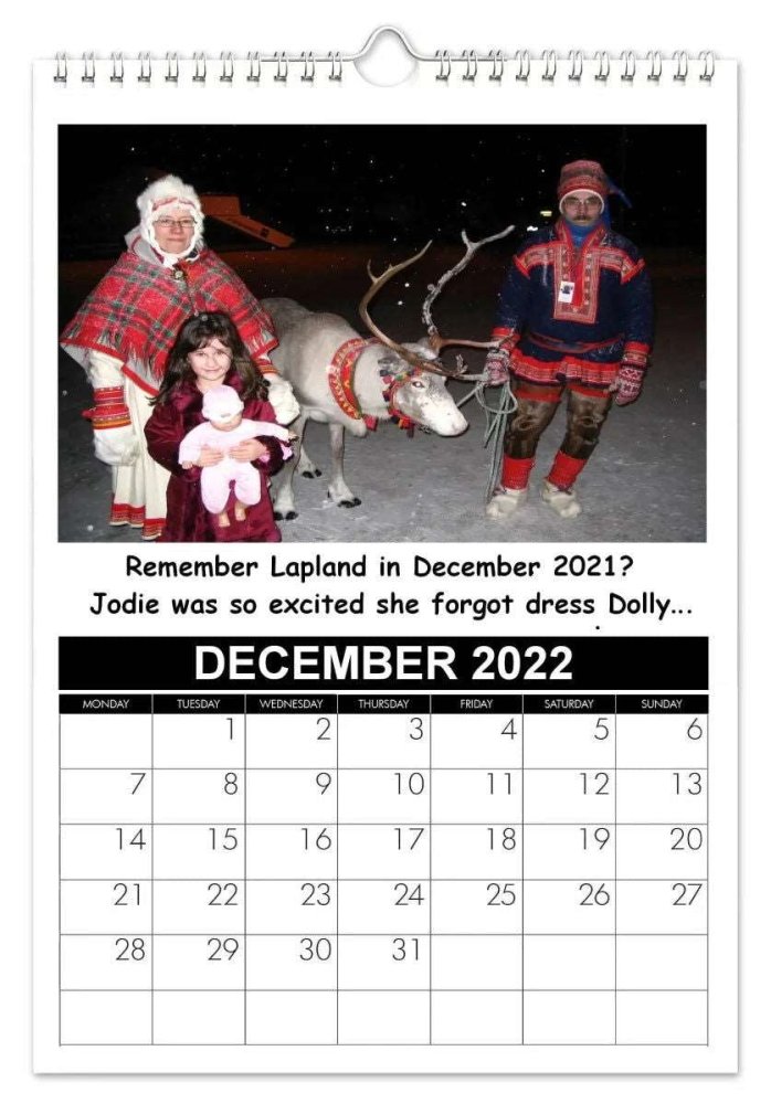 2023 Personalised Photo Calendar
