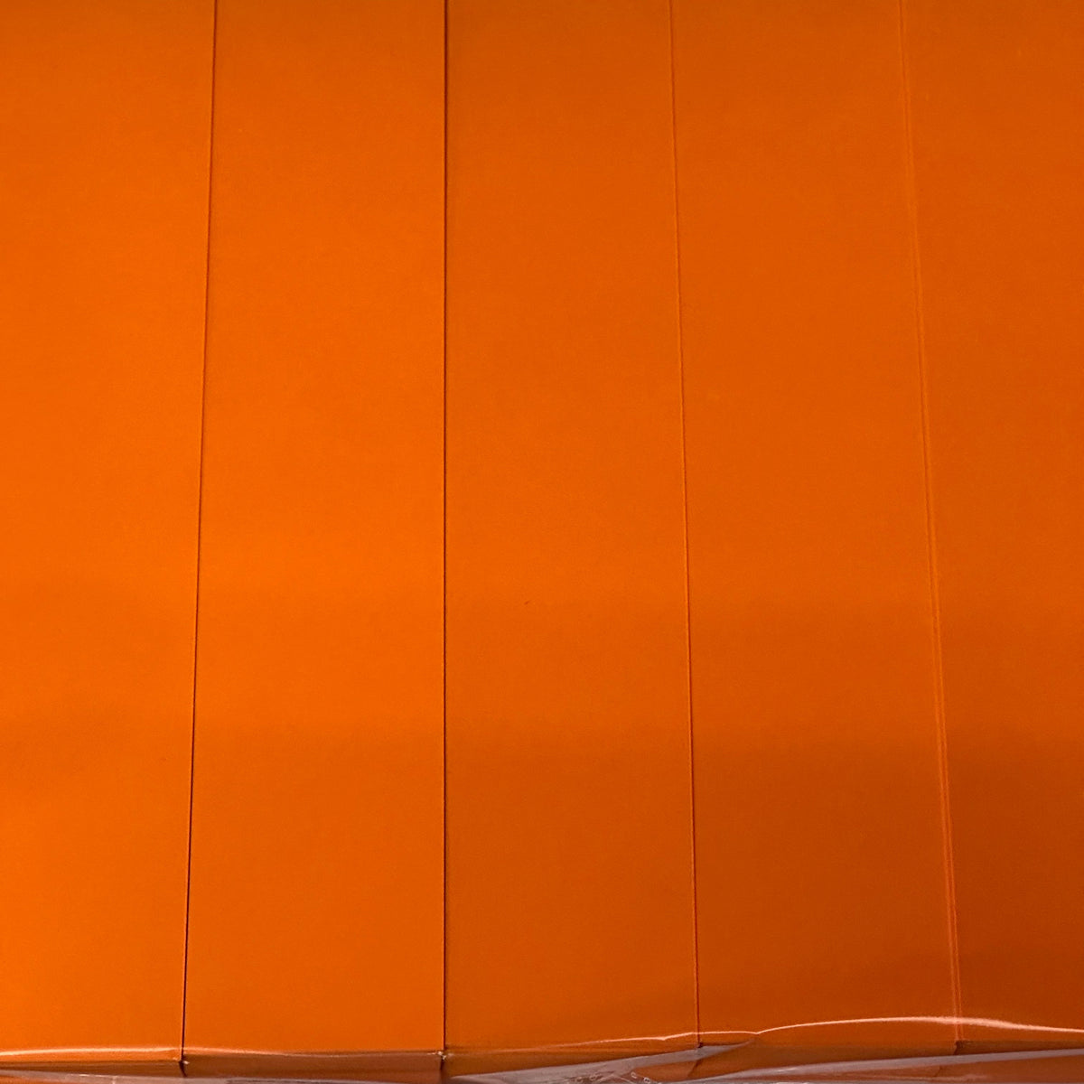500 Bookmarks - Orange Card . 250gsm. 210mm x 44mm