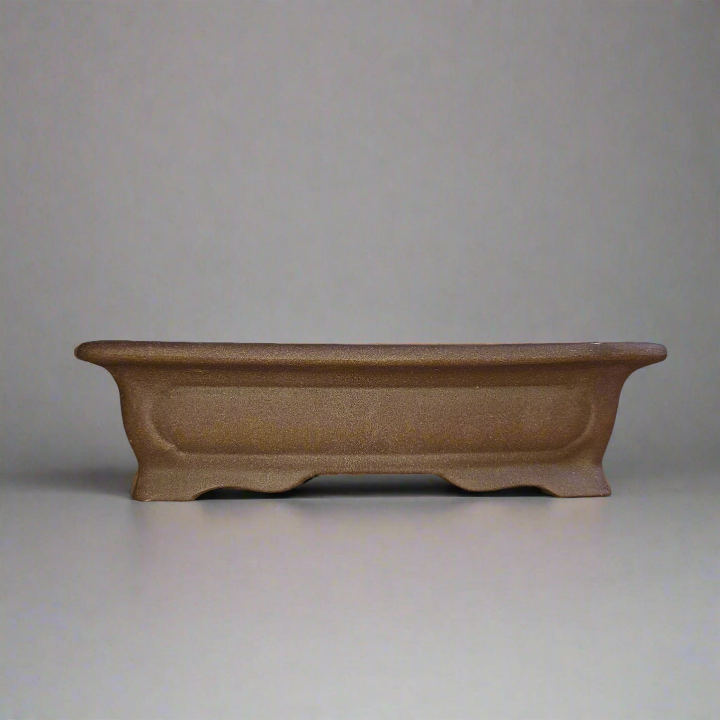 17cm Premium Unglazed Bonsai Pot | Rectangle | 17cm x 13cm x 5cm | Brown
