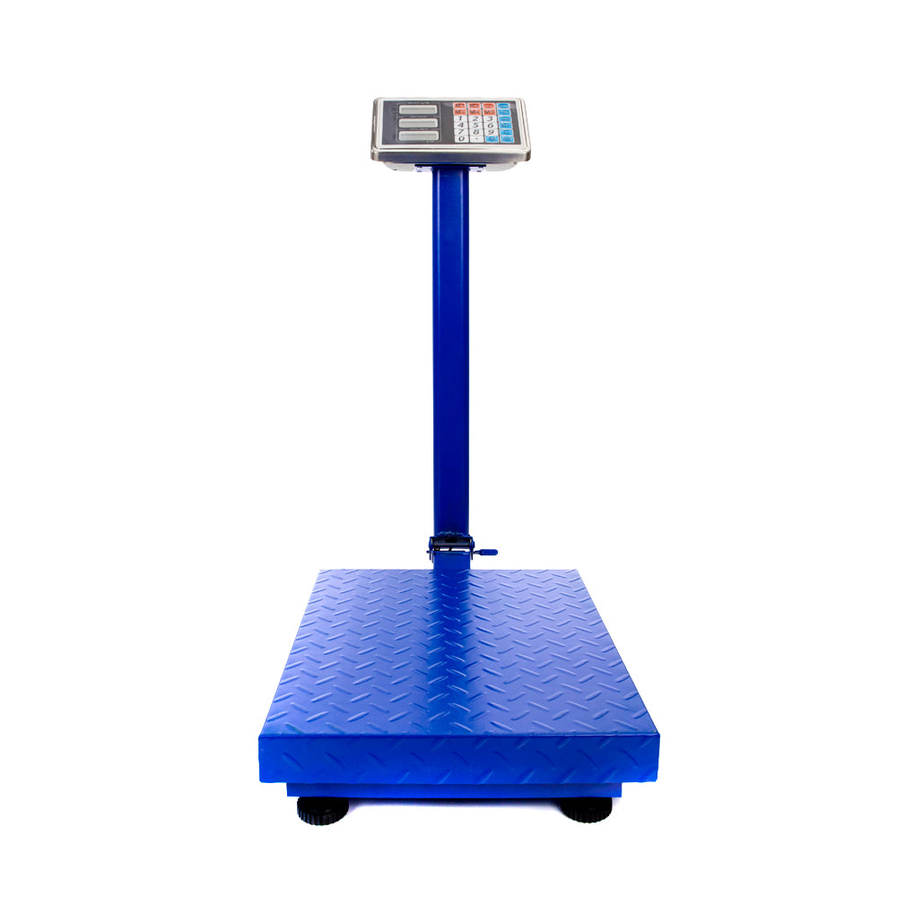 【Old code:19282852】300KG/661lb LCD Digital Personal Floor Postal Platform Scale Blue