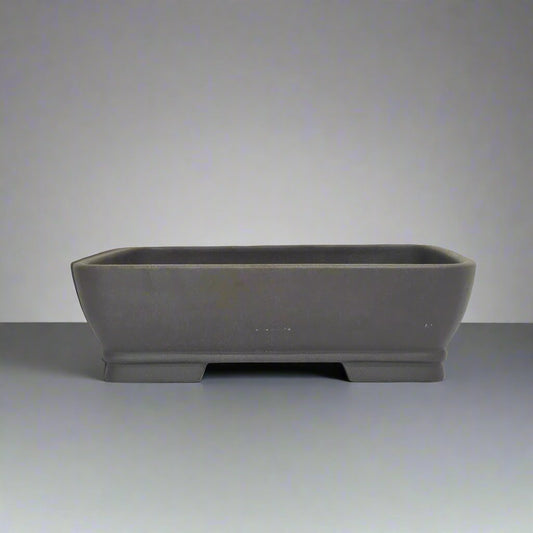 23cm Premium Unglazed Bonsai Pot | Rectangle | 23cm x 18cm x 7cm | Brown