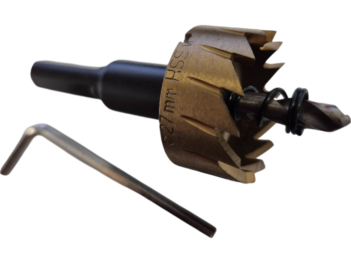 27mm HSS Drill Bit Hole Saw Cutter for Metal Alloy Wood Plastic Cable Tie Pack