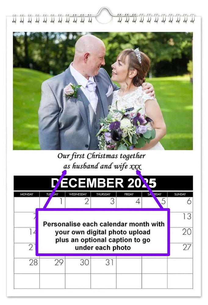 2025 Personalised Photo Calendar