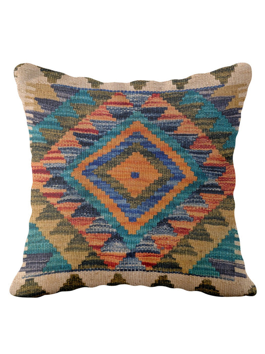 Afghan Kilim Cushion Cover - 45 x 45 cm