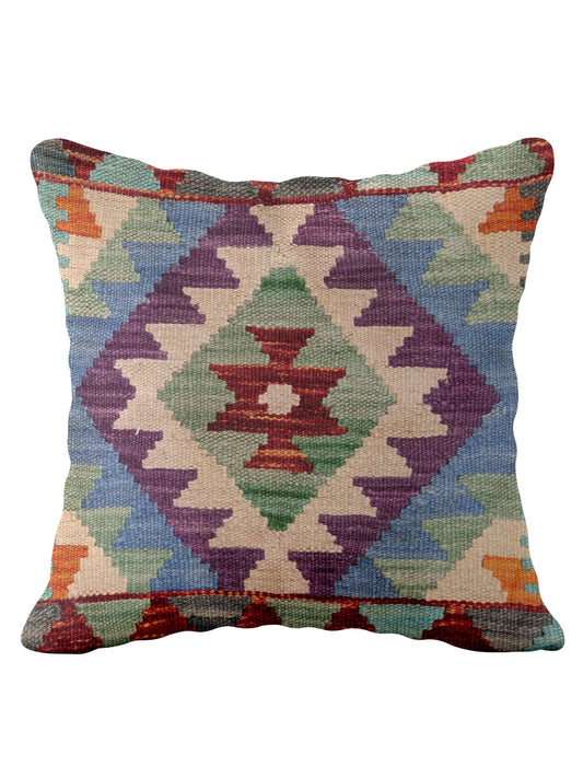 Afghan Kilim Cushion Cover - 45 x 45 cm