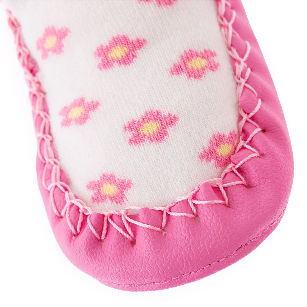 HelloBaby Floral Print Slipper Baby Socks