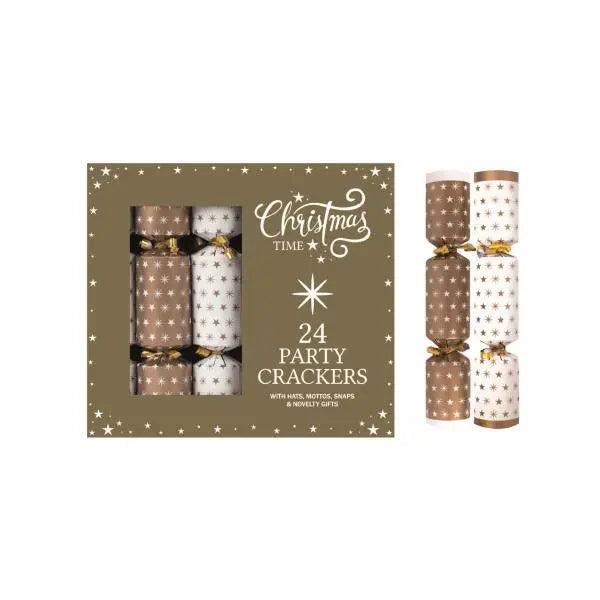 24 x 9" Mini Gold Stars Cracker Party Box