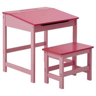 Jordan Childrens Pink Desk And Stool