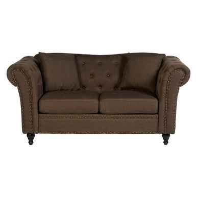 Fable 2 Seat Natural Chesterfield Sofa
