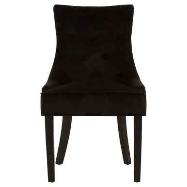 Daxton Black Velvet Dining Chair