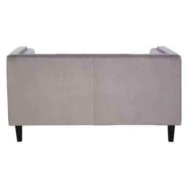 Felisa Two Seater Grey Velvet Sofa