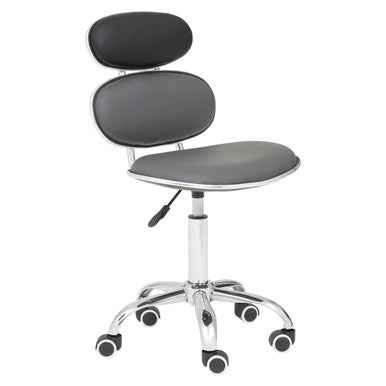 Fran Black Pu Home Office Chair