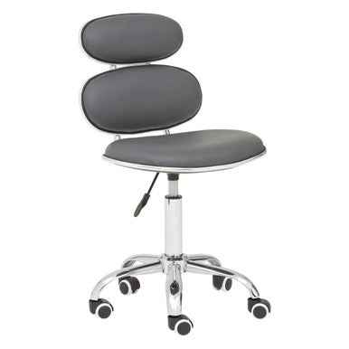 Fran Grey Pu Home Office Chair