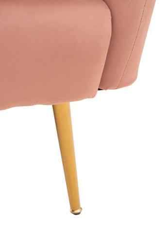 Larissa Pink Velvet Chair