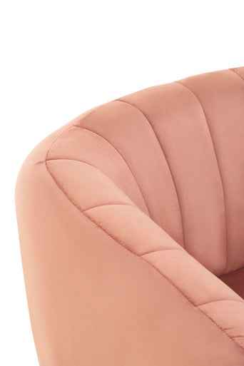 Larissa Pink Velvet Chair