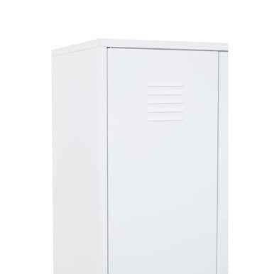 Academy White Two Door Locker Style Wardrobe