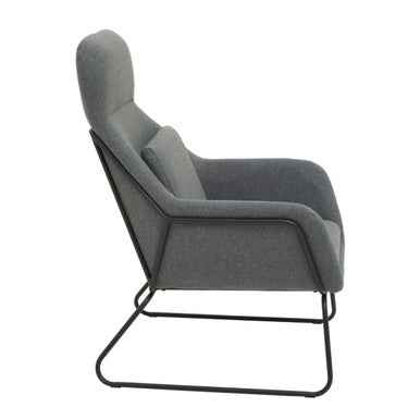 Stockholm Grey Fabric Chair