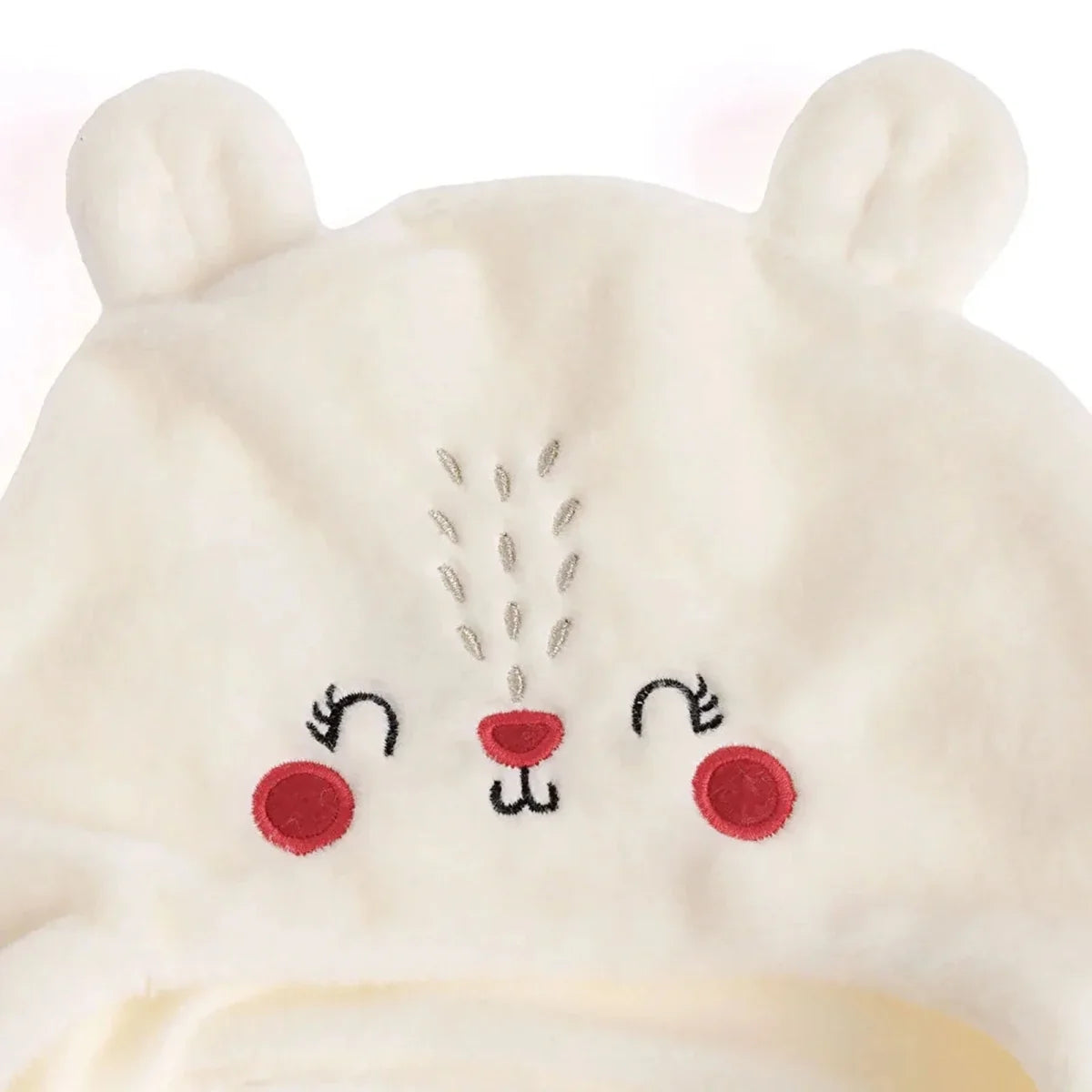 Luess Wellsoft Fleece Baby Beanie with Ear Flaps (One Size)