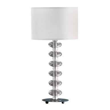 Bobi Bobble White Fabric Shade Lamp
