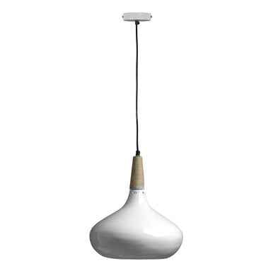 Stockholm White Curved Pendant Light