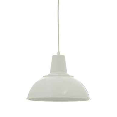 Bryen White Metal Pendant Light