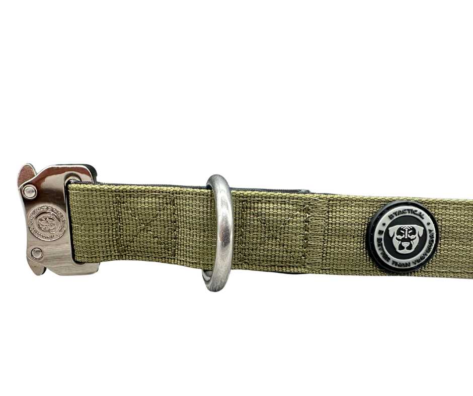 2.5cm Nylon BTactical™ Collar | Khaki Green