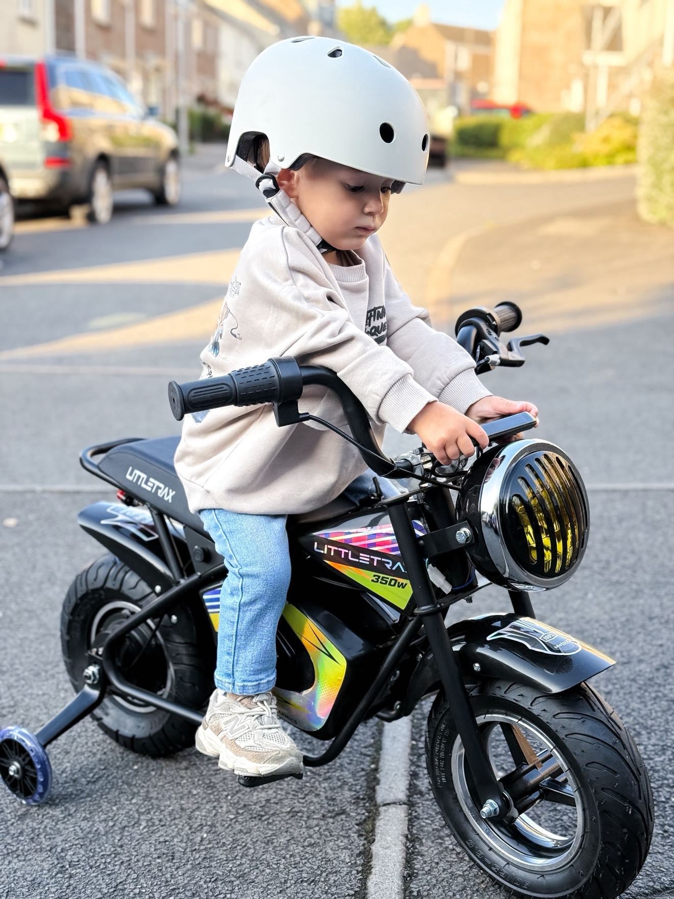 Littletrax 350W Kids Electric Bike – Ages 3 to 12+ ride on motorbike!