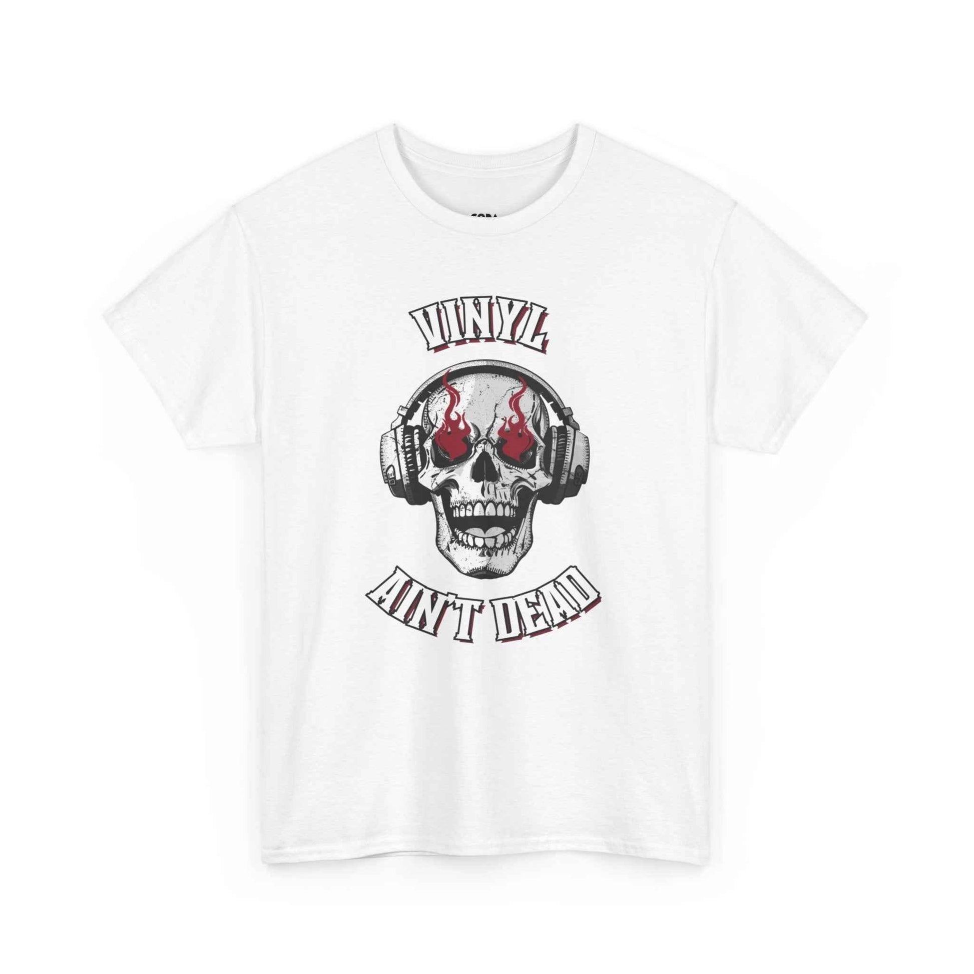 'Vinyl Ain't Dead' Skull Men's T-Shirt