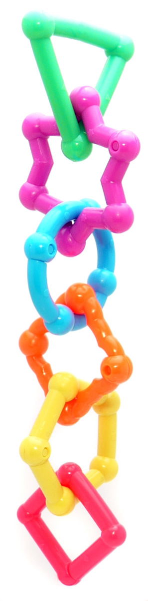 Geometrix Parrot Toy Vinyl Solid Chain