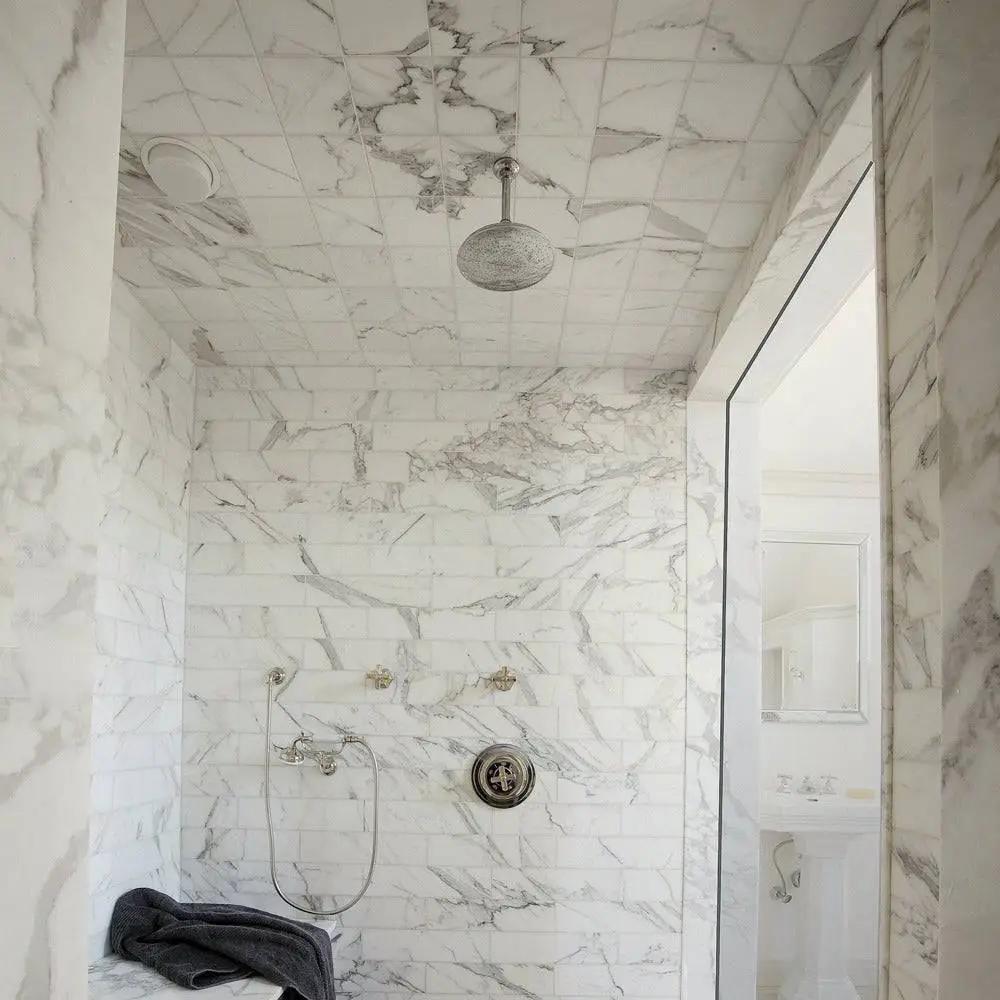Calacatta Gold Italian Polished Subways Marble Tiles Subways 150x300x10mm