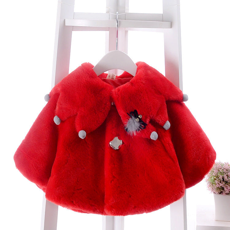 Children's Wear Baby Heavy Cape Baby Cape Coat