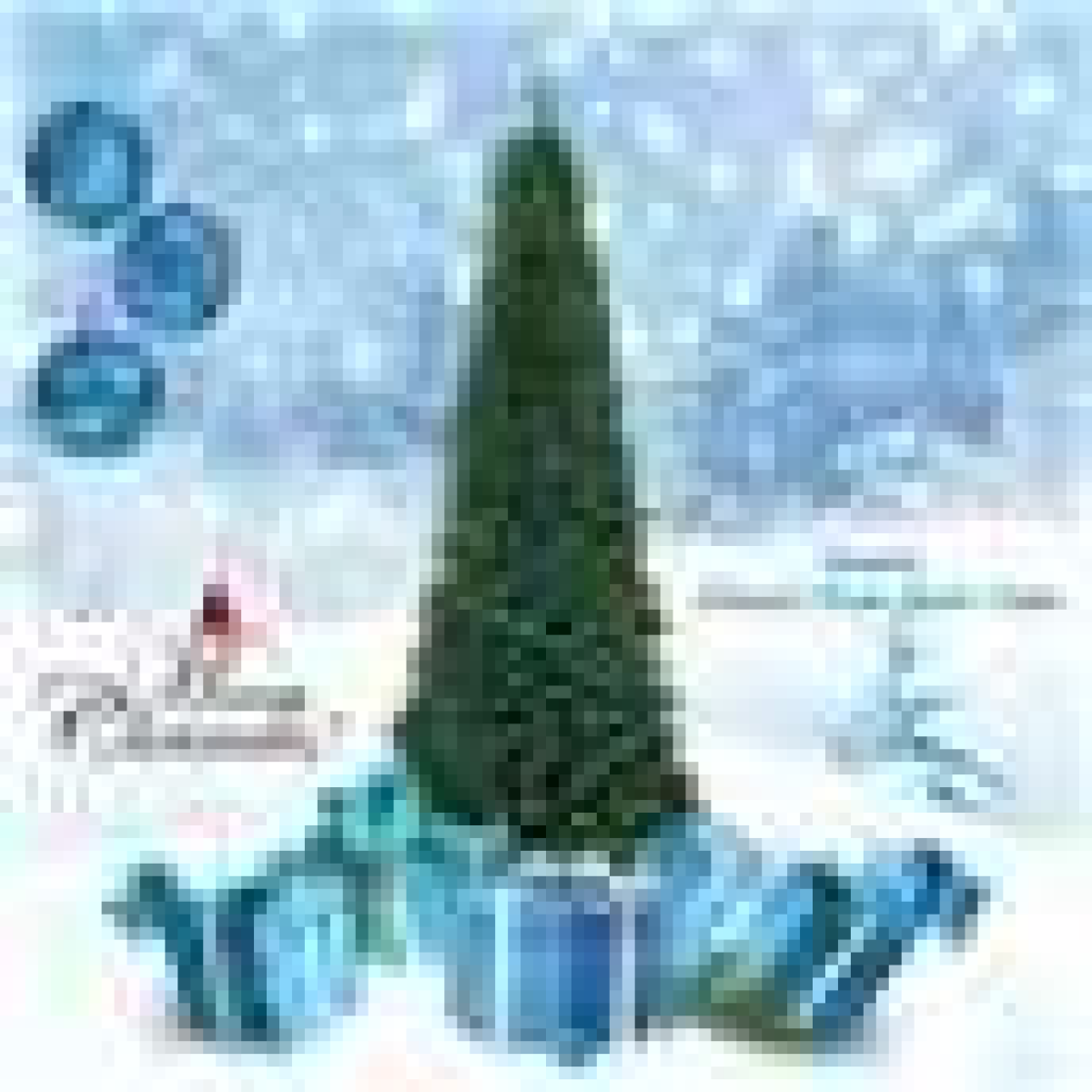 7FT SLIM PENCIL GREEN ARTIFICIAL TREE